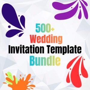 500+ Wedding Invitation Template Bundle