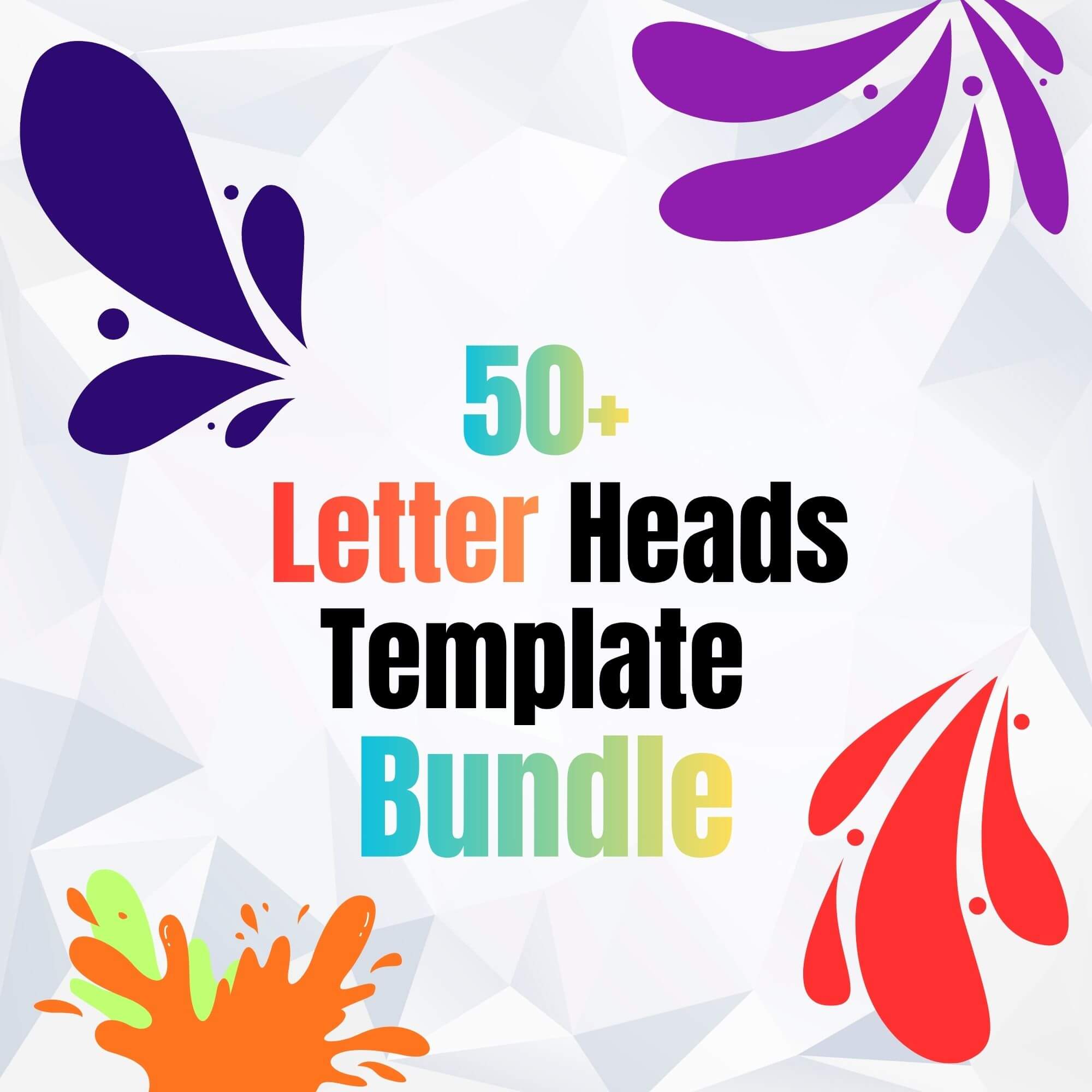 50+ Letter Heads Bundle
