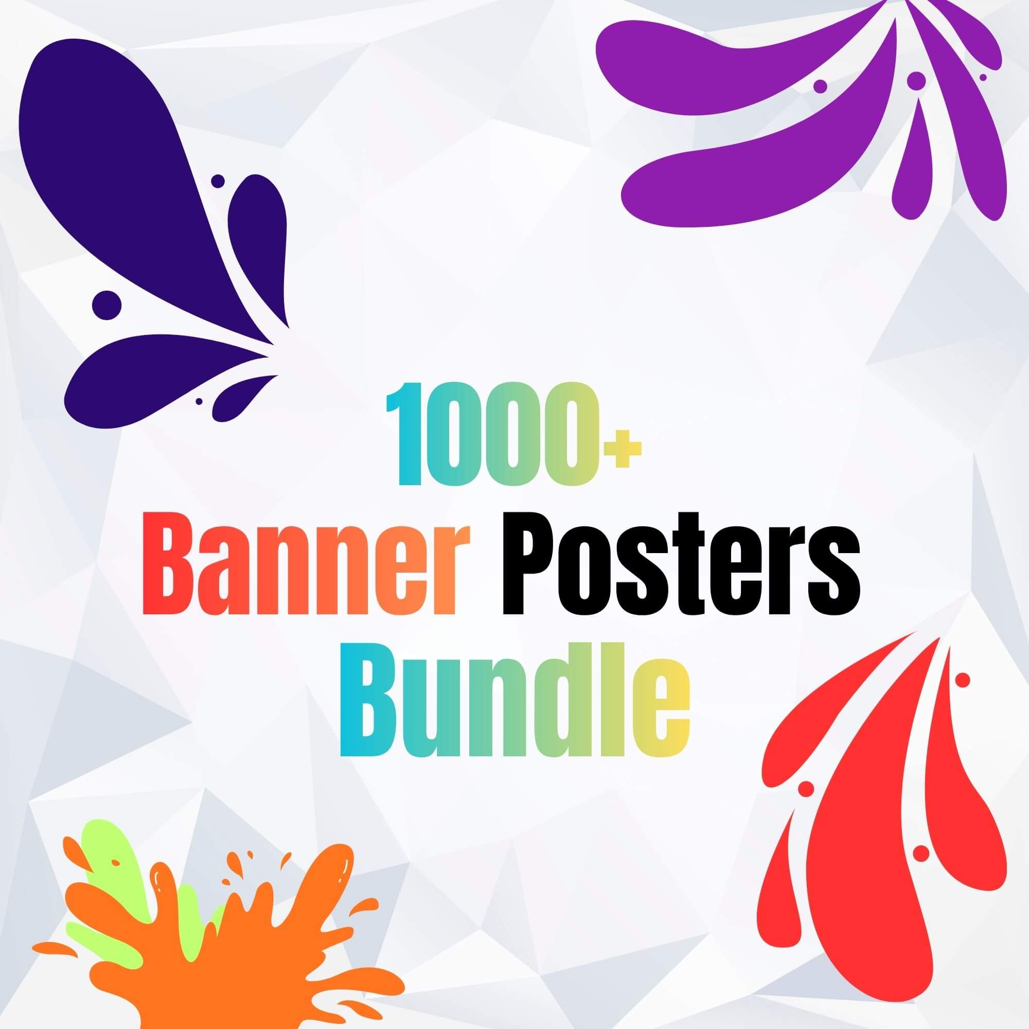 1000+ Banner Poster Bundle